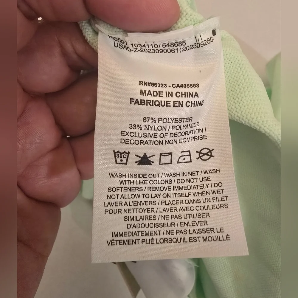 Nike Nsw Chill Knit Ss Bodysuit In Green Size Small